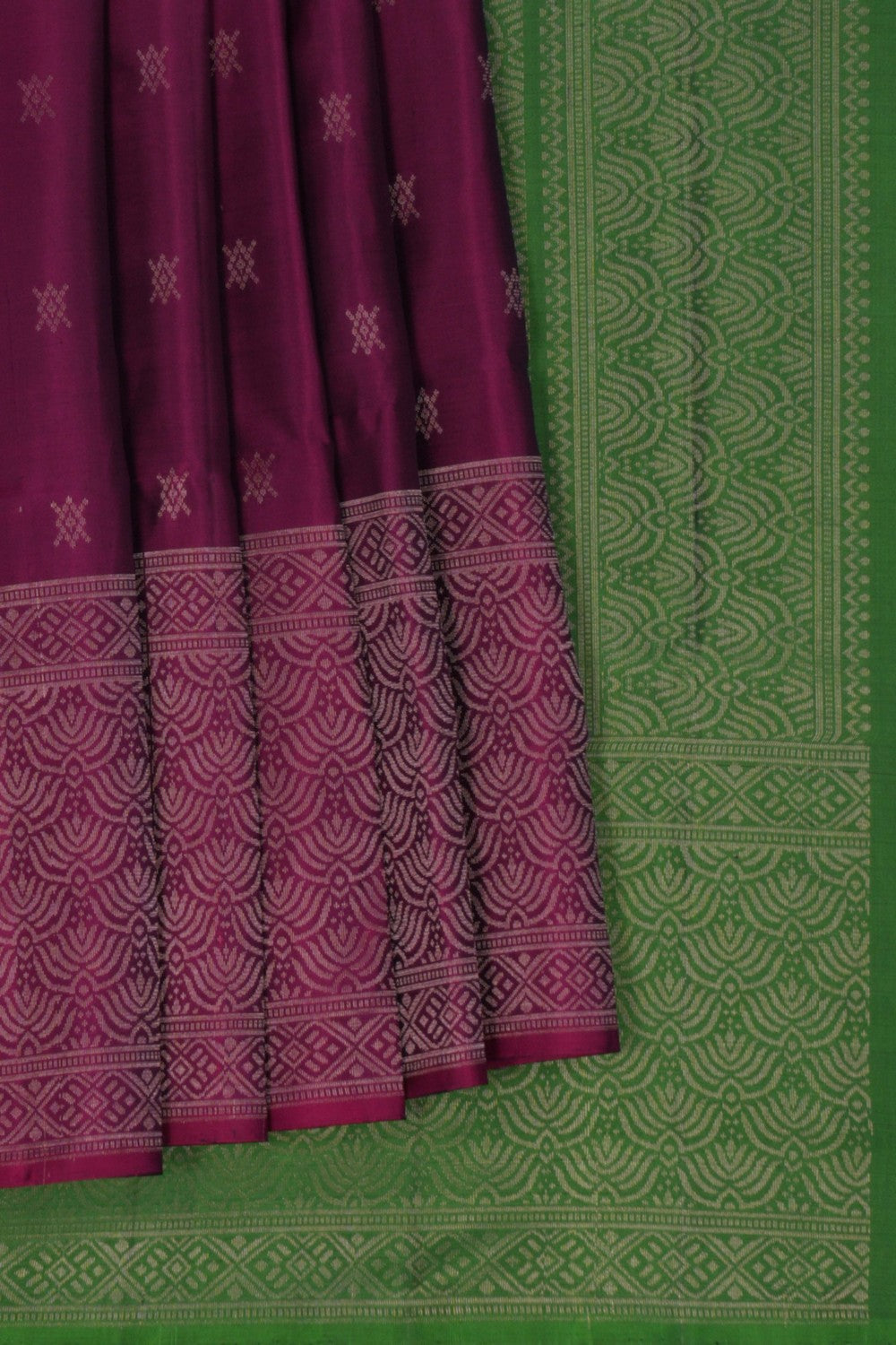 Image of South Silk Purple Saree